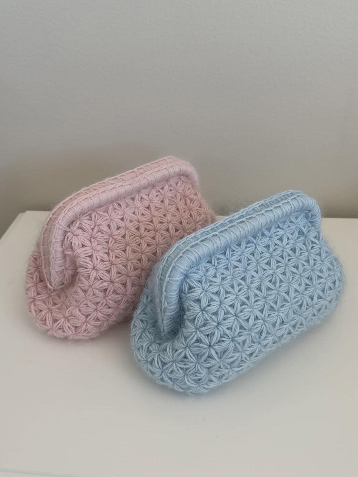 かぎ針編みのクラッチバッグ - Etsy 日本