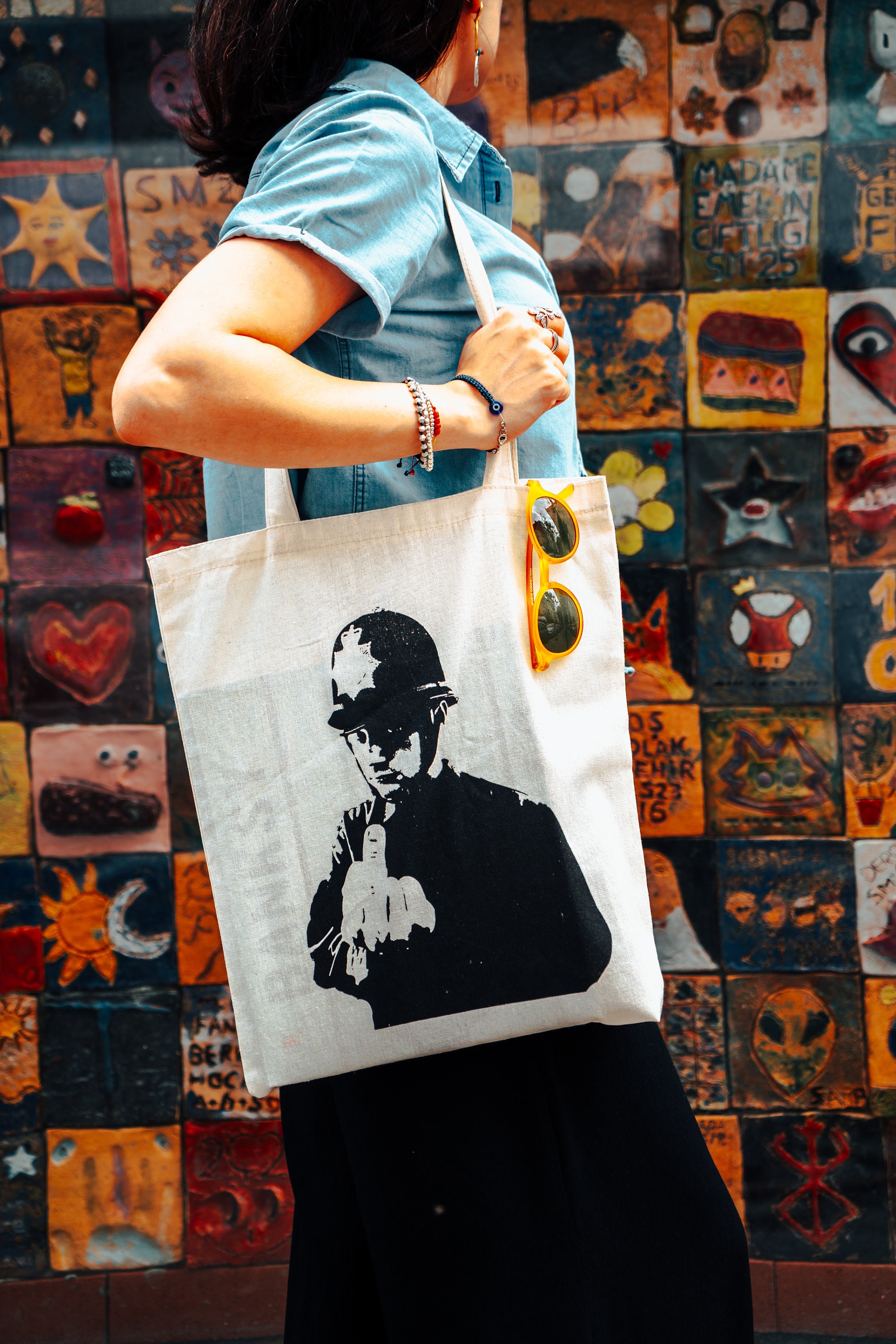 Bolsa De Yute De Banksy, Bolsa De Algodón, Bolsa De Tela