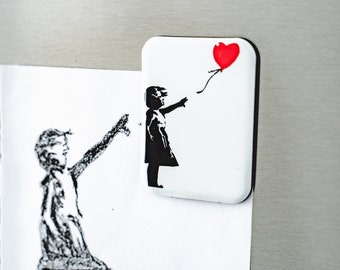 Kühlschrankmagnete, Banksy Collection, Banksy Kunstdruck, Weihnachtsgeschenk, Gschenk für Sie