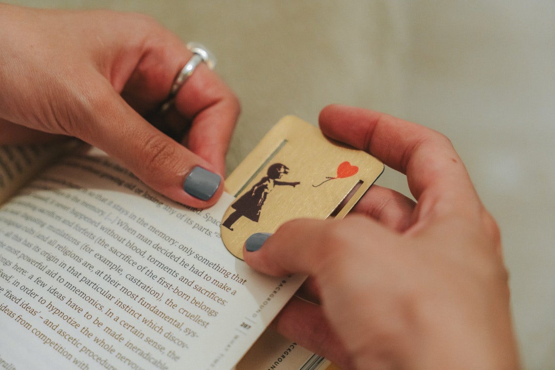 Bookmark Banksy, Set of 3 Metal Bookmarks, Banksy Collection, Gift for ...