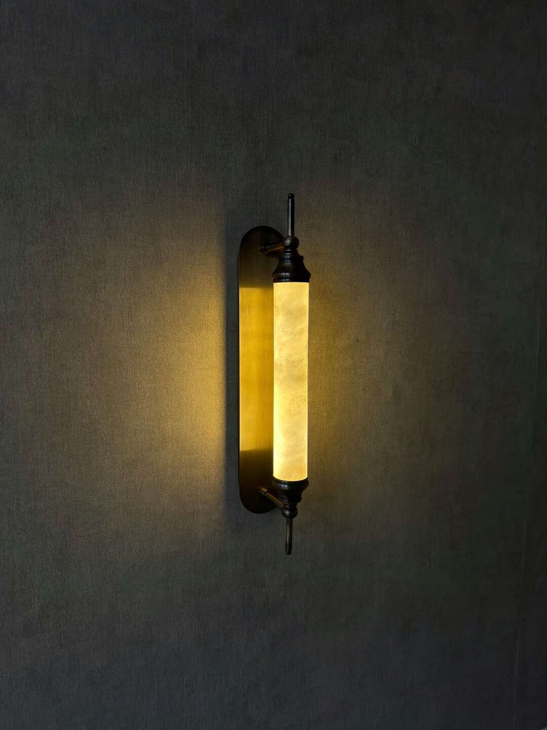 Marble Wall Sconce, Bedroom Wall Light, Mid Century Sconce, Wall Light ...