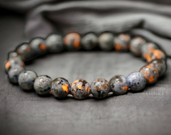 Fire Stone Bracelet, chakra bracelet, bead bracelet, natural stone, meditation bracelet yoga