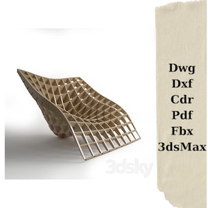Puede incluir: Una silla de madera con un diseño de rejilla. La silla está hecha de finas tiras de madera que se entrelazan para crear un aspecto único y moderno.