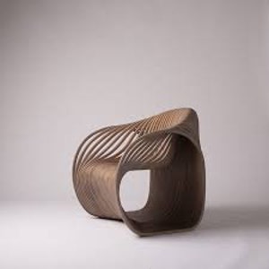 Parametric Chair,parametric Design,wood Chair Model,cnc Machine,cutting ...