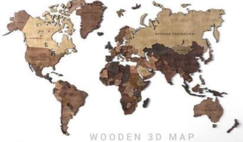 3d world map stl file,cnc machine,digital print files,3d print stl,3d wall decor,3d relief model,wooden world map relief,aspire,cnc engraver