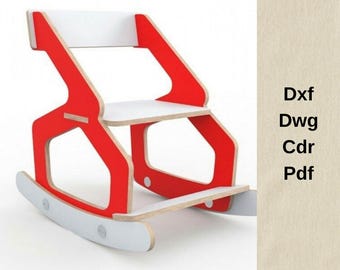 PLIK DO CIĘCIA CNC, krzesło drewniane, maszyna CNC, model mebli drewnianych, projekt krzesła dziecięcego, plik do cięcia krzesła CNC, frezarka CNC, pliki do maszyny tnącej