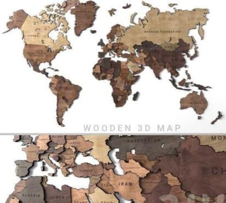3d world map stl file,cnc machine,digital print files,3d print stl,3d wall decor,3d relief model,wooden world map relief,aspire,cnc engraver