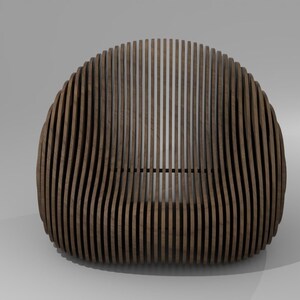 Parametric Chair Model,cnc Machine,dxf Cut Files,cutting Machine Files ...