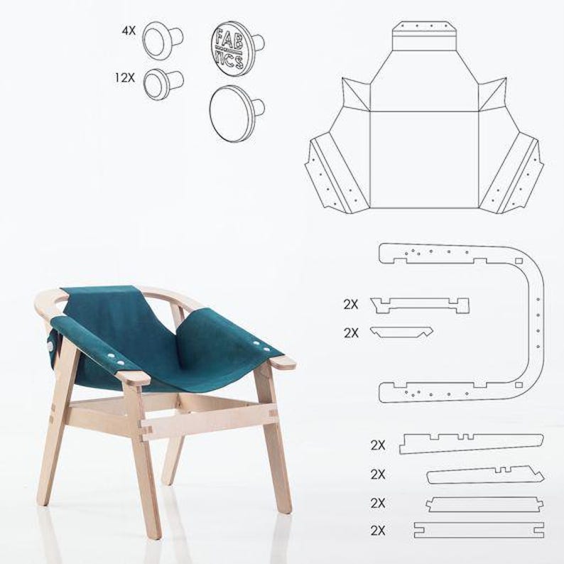 Chair Files Cnc Cutting Chair Files,dxf Files,wood Furniture Project,,cnc Chair Cut ...