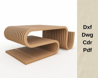 cnc schnitt dateien,parametrischer tisch projekt,cnc fräser dateien,dxf dateien,holz kaffeetisch,cnc maschine,vcarve,parametrische möbel,