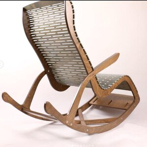 cnc cutting files,dxf for cnc files,wood rocking chair model,cnc chair cut files,cnc vector files,rocking chair project,cnc machine,vcarve