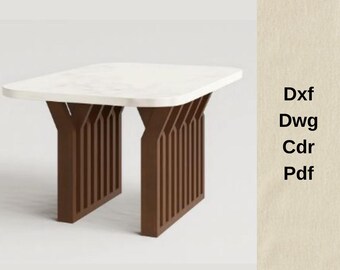 Pliki do cięcia CNC, drewniany stolik kawowy, router CNC, VCarve, pliki DXF dla CNC, meble CNC, projekt cięcia stolika kawowego, plany obróbki drewna CNC,