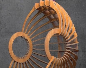 CNC CUTTING FILE wooden home swing, cnc chair, laser cut files, cnc files, dxf files, vcarve files, cnc wooden furniture, cdr files, cnc