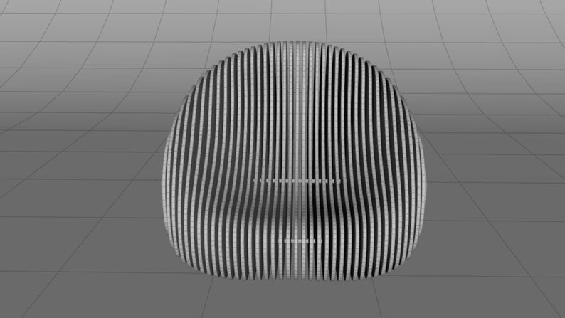 Parametric Chair Model,cnc Machine,dxf Cut Files,cutting Machine Files ...