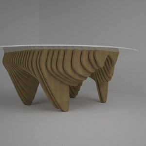 Cnc Cutting Files,parametric Desing,wood Coffe Table Drawing,cutting ...
