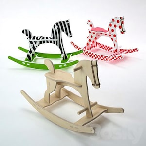 cnc cutting files,cnc machine,kids rocking chair,rocking horse model,wood cut files,cutting machine files,children toys,vcarve,dxf -cdr-dwg
