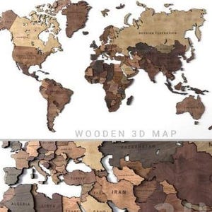 3d world map stl file,cnc machine,digital print files,3d print stl,3d wall decor,3d relief model,wooden world map relief,aspire,cnc engraver
