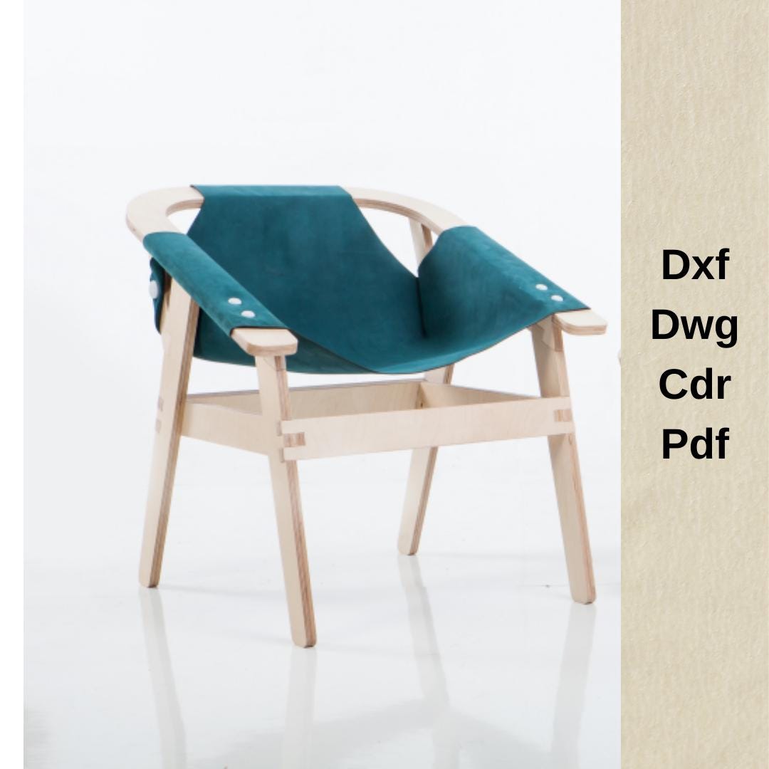 Chair Files Cnc Cutting Chair Files,dxf Files,wood Furniture Project,,cnc Chair Cut ...