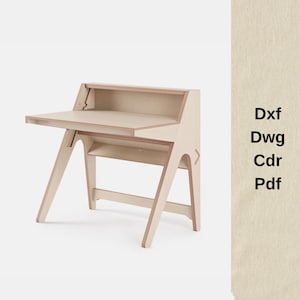 cnc cutting files,dxf for cnc,wood furniture model,wood desk drawing files,cnc router,cnc machine,cnc desk plans,wood cut files,vcarve,dxf