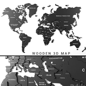 3d world map stl file,cnc machine,digital print files,3d print stl,3d wall decor,3d relief model,wooden world map relief,aspire,cnc engraver