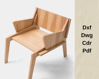 Pliki do cięcia CNC, plany krzeseł CNC, pliki DXF, maszyna CNC, projekt krzesła z drewna, plik do cięcia mebli, VCarve, frezarka CNC, pliki DXF do cięcia krzeseł