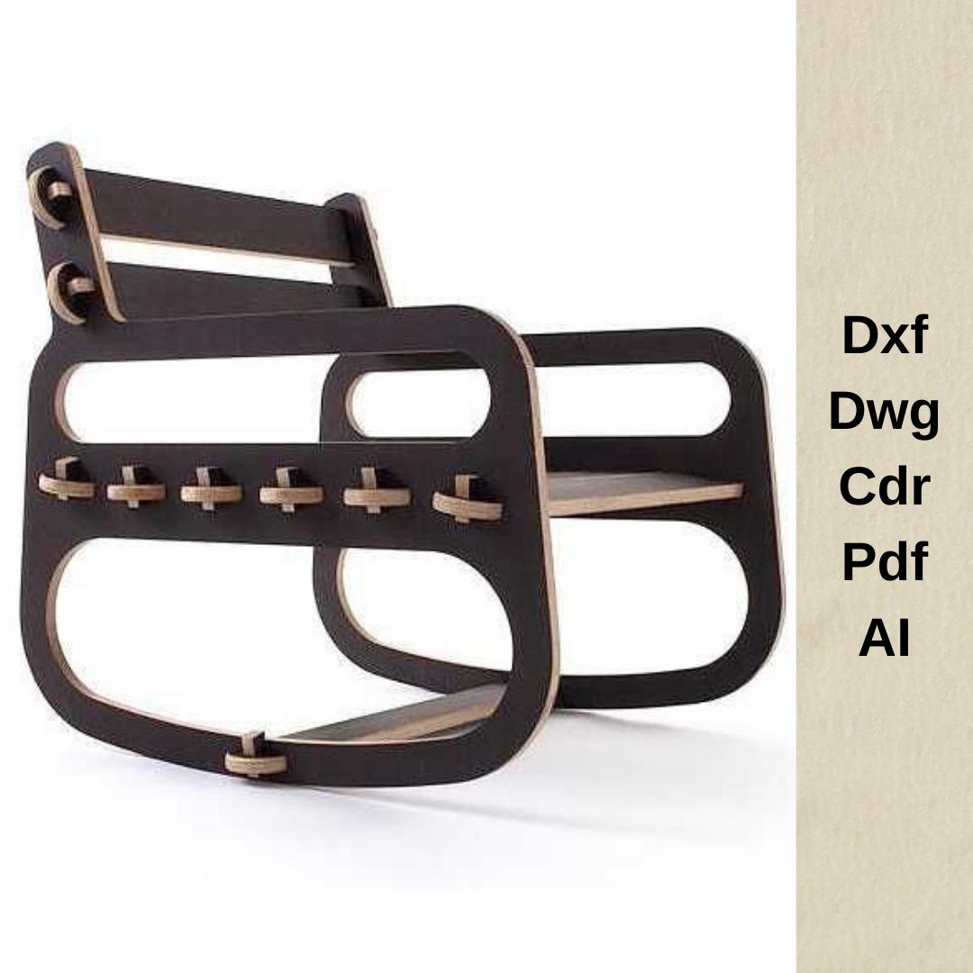Cnc Cutting Files,cnc Machine,dxf Files,chair Drawing,wood Furniture ...