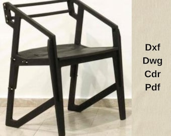 cnc cutting files,wooden chair model,dxf files for cnc,wood furniture project,cnc chair cut file,vcarve,cnc router files,Wood Cnc Projects