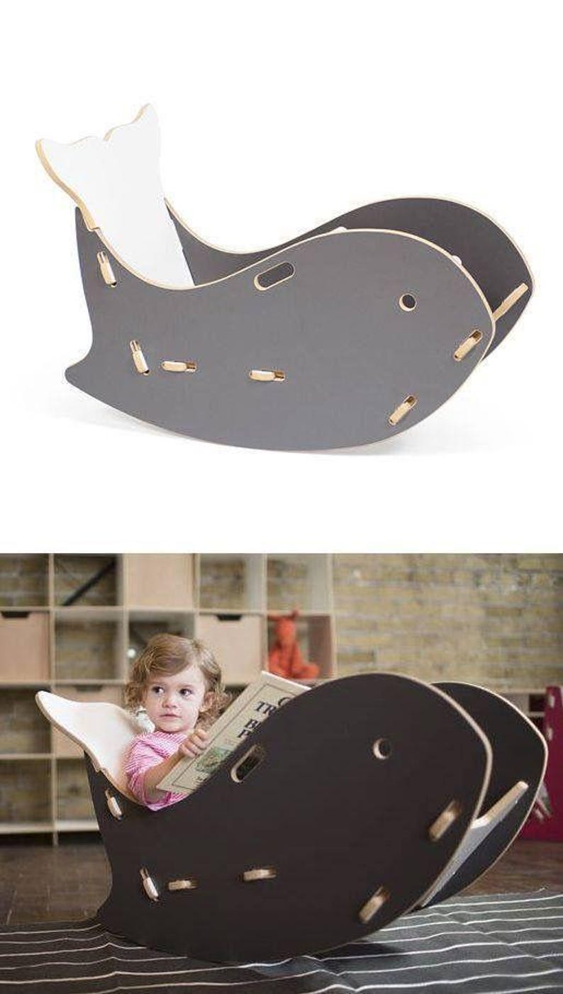 Cnc Cutting File, Dxf File,children's Furniture, Rocking Toys, Rocking ...
