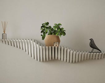 Pliki drukarki 3D, dekoracje ścienne 3D STL, parametryczne projekty półek 3D STL, cyfrowe wydruki STL, pliki do druku 3D, pliki STL do druku, modele do druku 3D, pliki STL półek