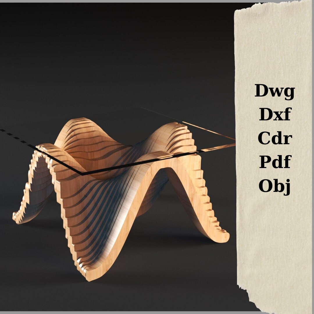 Parametric Design,wood Table Mode,dxf Files for Cnc,cnc Router ...