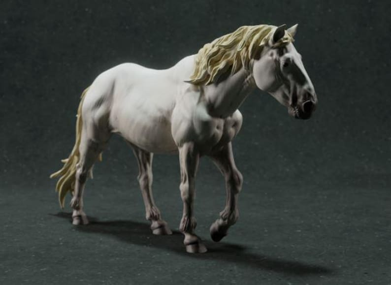3d printer files,stl files for print,3d horse figure,3d animal model,3d printing files,digital print stl,3d printable files,3d horse model,