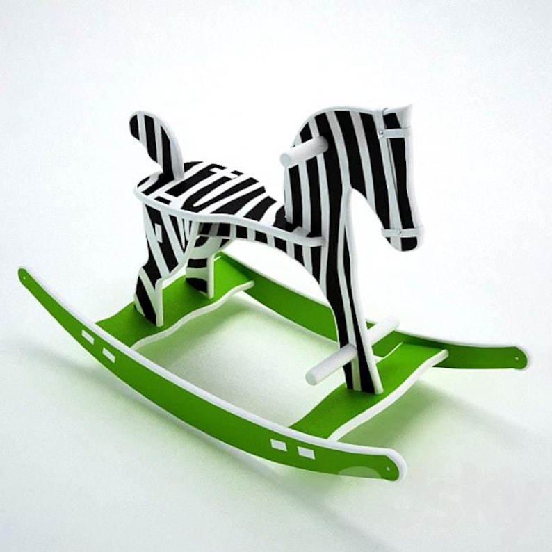 cnc cutting files,cnc machine,kids rocking chair,rocking horse model,wood cut files,cutting machine files,children toys,vcarve,dxf -cdr-dwg