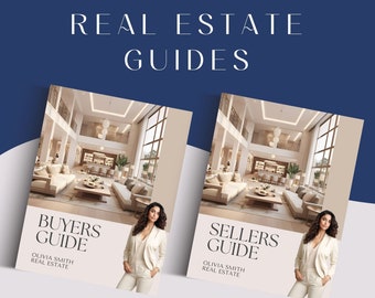 Käufer- und Verkäuferführer, Käufer- und Verkäuferführer, Käufer-Paket-Bündel, Realtor Marketing Canva Vorlagen, Hauskäufer druckbare Anleitung
