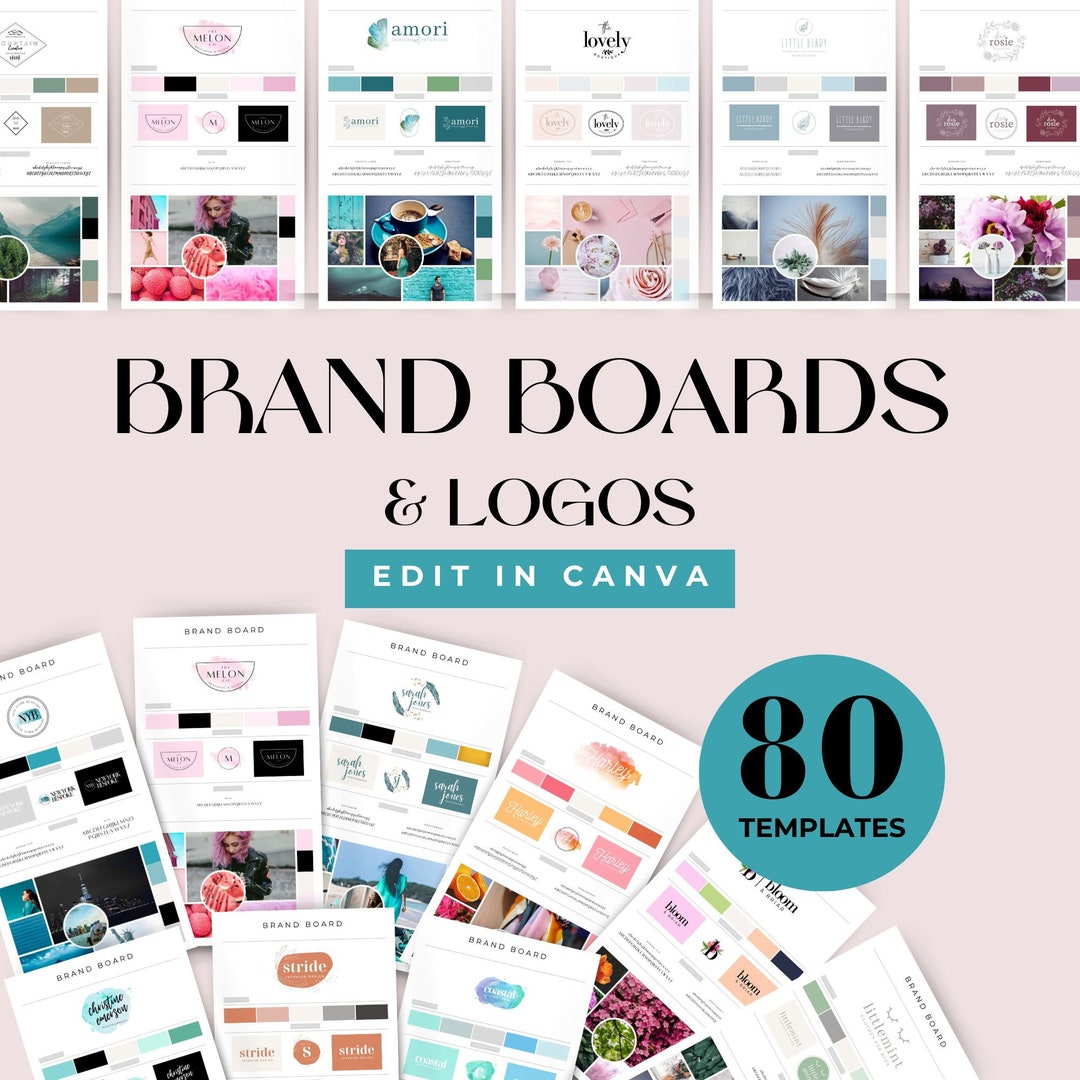 Luxury Branding Kit, Brand Board Logo, DIY Branding Kit, Business ...