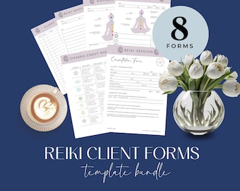 Energy Healing Intake Form | Client Intake Form | Reiki Marketing | Distant Reiki | Reiki Intake Form | Chakra Guide | Reiki Business