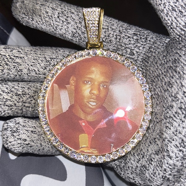 Jumbo Circle Pendant (Customized  Photo Included)