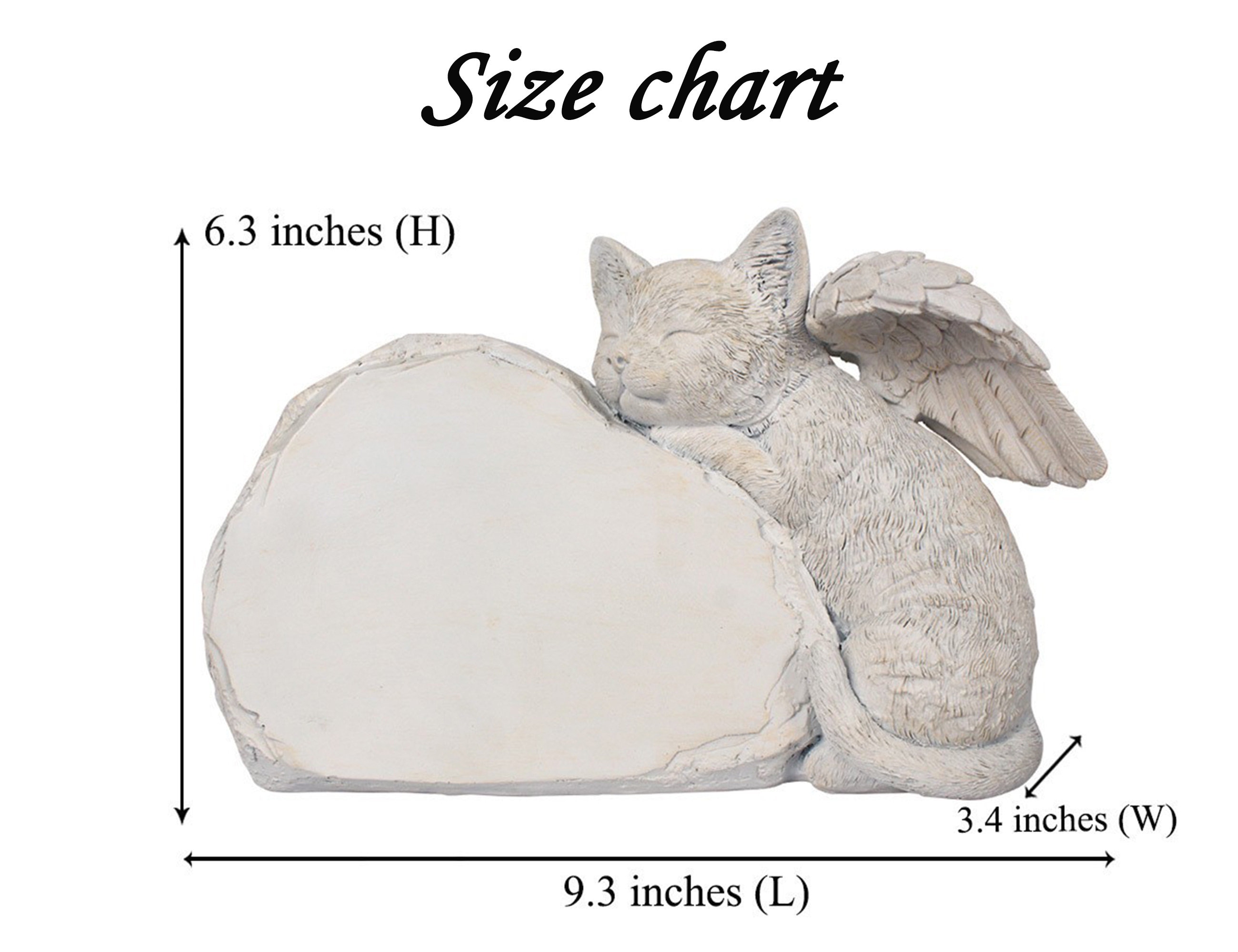 Cat Gifts For Women Personalzed Cat Memoral Stone Statue Cat Garden ...