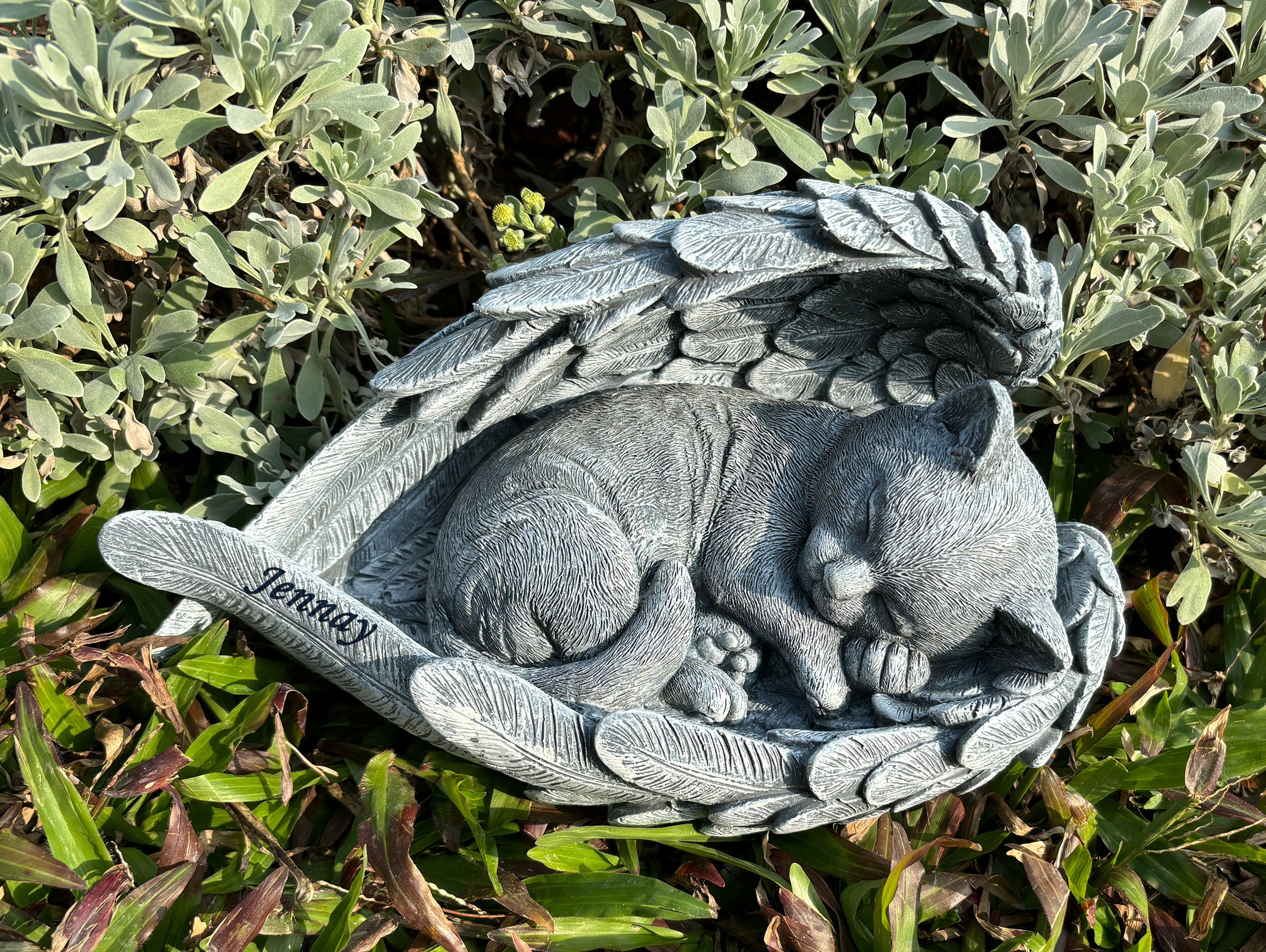 Personalized Cat Pet Memorial Stones Ornament Pet Loss Sympathy ...