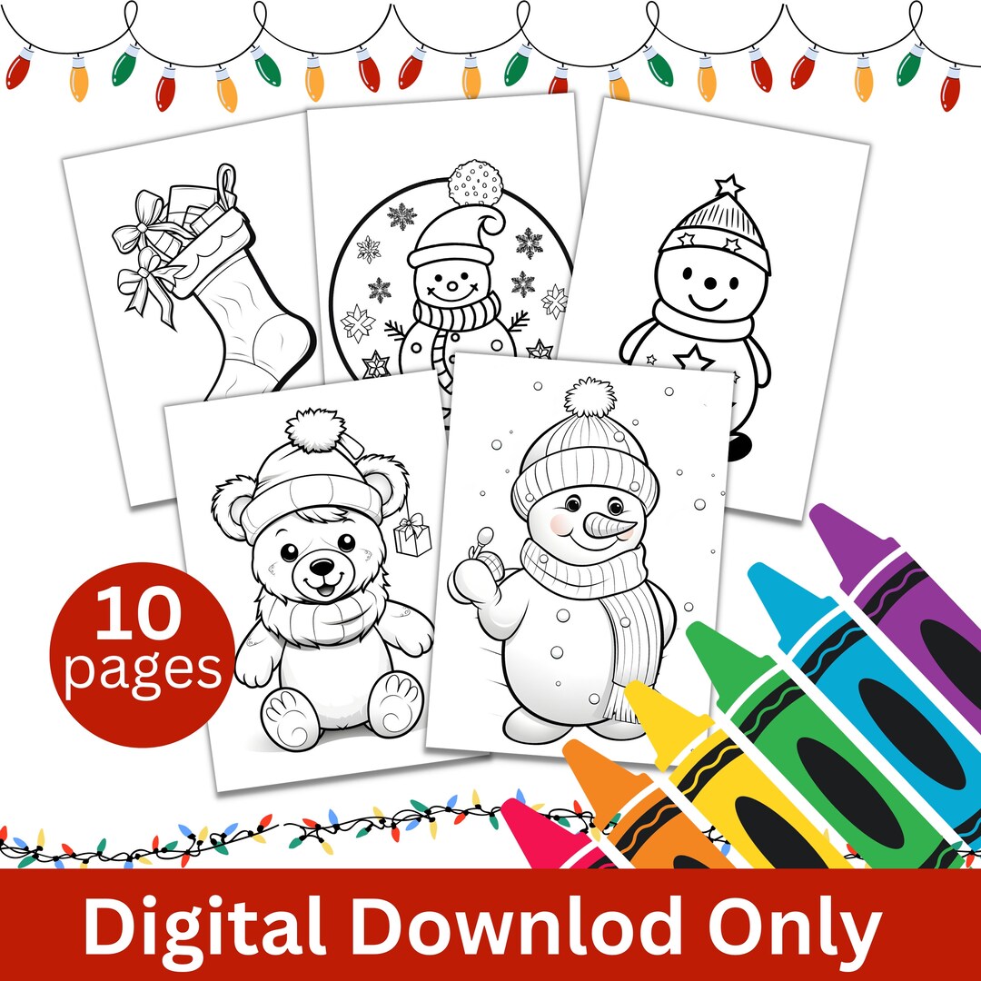 10 Christmas Coloring PDF Downloads for All Ages: Unleash Your Creativity This Holiday Season