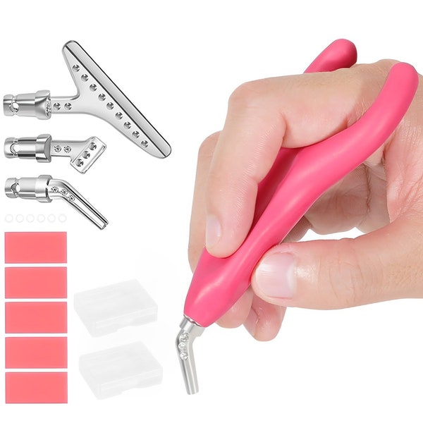 Ergonomic Diamond Painting Pen Wishbone Shaped Mini Tool Accessories Drill Pen Kit Metal Tips