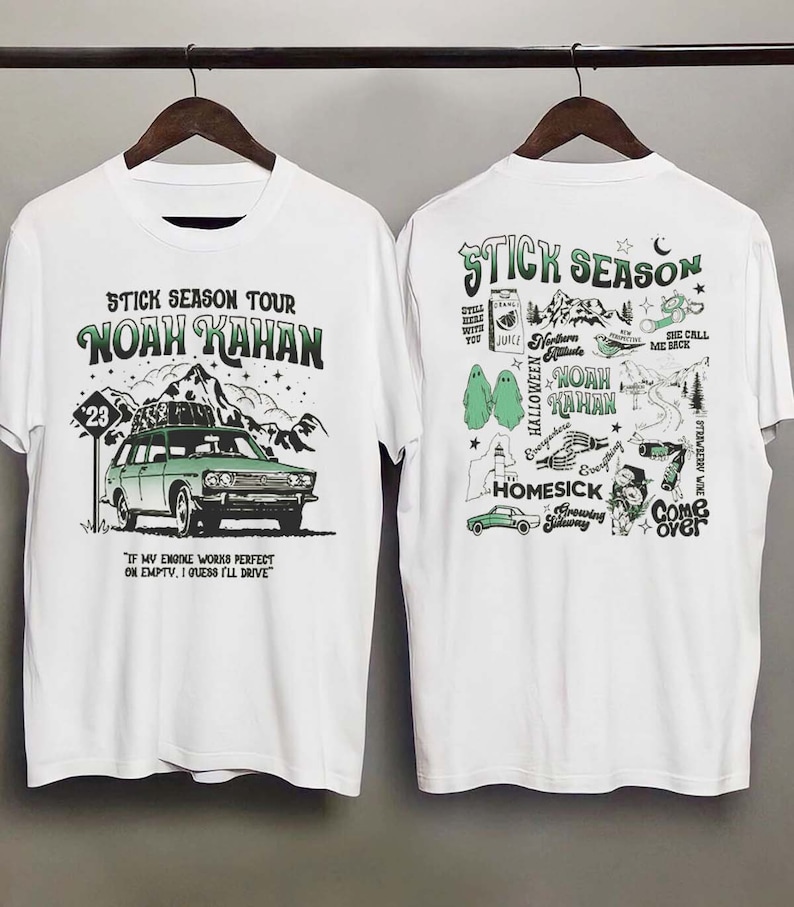 Noah Kahan Merch Stick Season Tour 2025 Shirt Noah Kahan Etsy