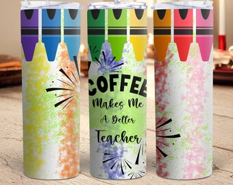 Teacher Coffee Tumbler Wrap 20oz Tumbler Wrap PNG School Teacher Appreciation Tumbler Wrap High School Teacher Tumbler Wrap PNG Best Teacher