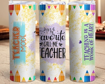 Teacher Tumbler Wrap 20oz Skinny Tumbler Wrap PNG School Teacher Appreciation Tumbler Wrap High School Teachers Tumbler Wrap Coffee PNG