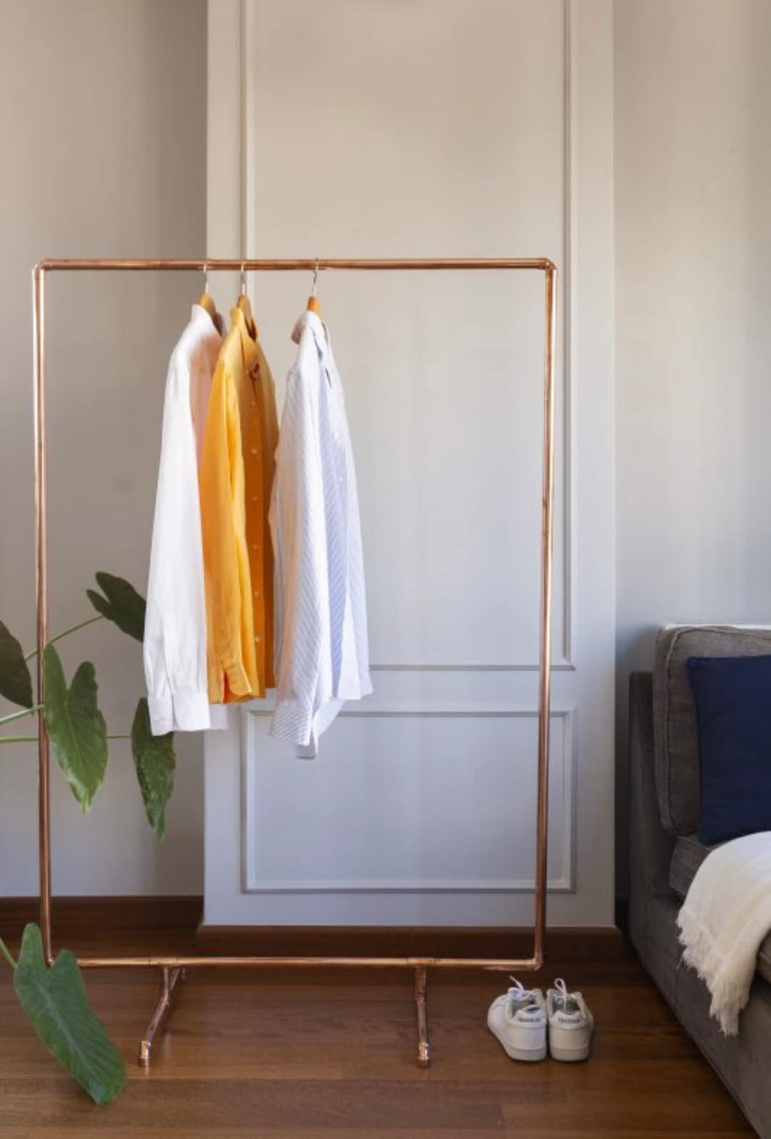 Minimal Copper Pipe Clothing Rail / Garment Rack / Clothes Etsy