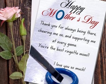 Ringette Mother's Day - Ringette Mom - printable - digital download