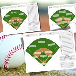 Printable Baseball Lineup Card: Coach Sheet (PDF & PNG)