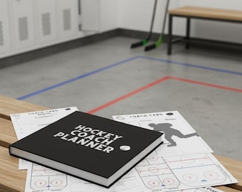 Hockey Coach Planner: Practice & Game Plan Sheets (Printable PDF)