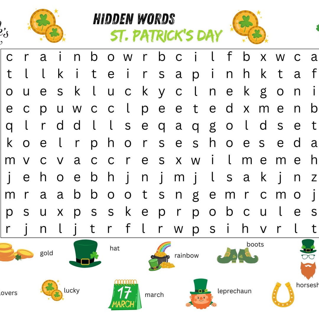 Printable Kids St Patrick's Day Activities - Coloring - Counting - Fun ...