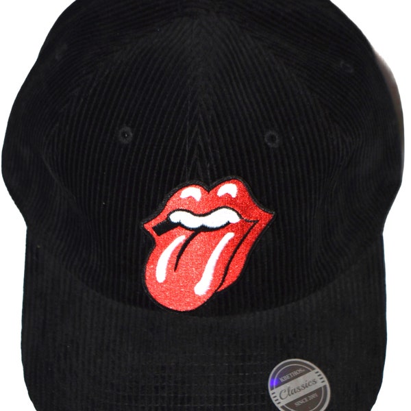 Rolling Stones Lips Corduroy Hat - New!