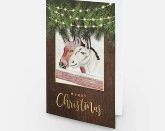 Cartões de Natal desenhados à mão
